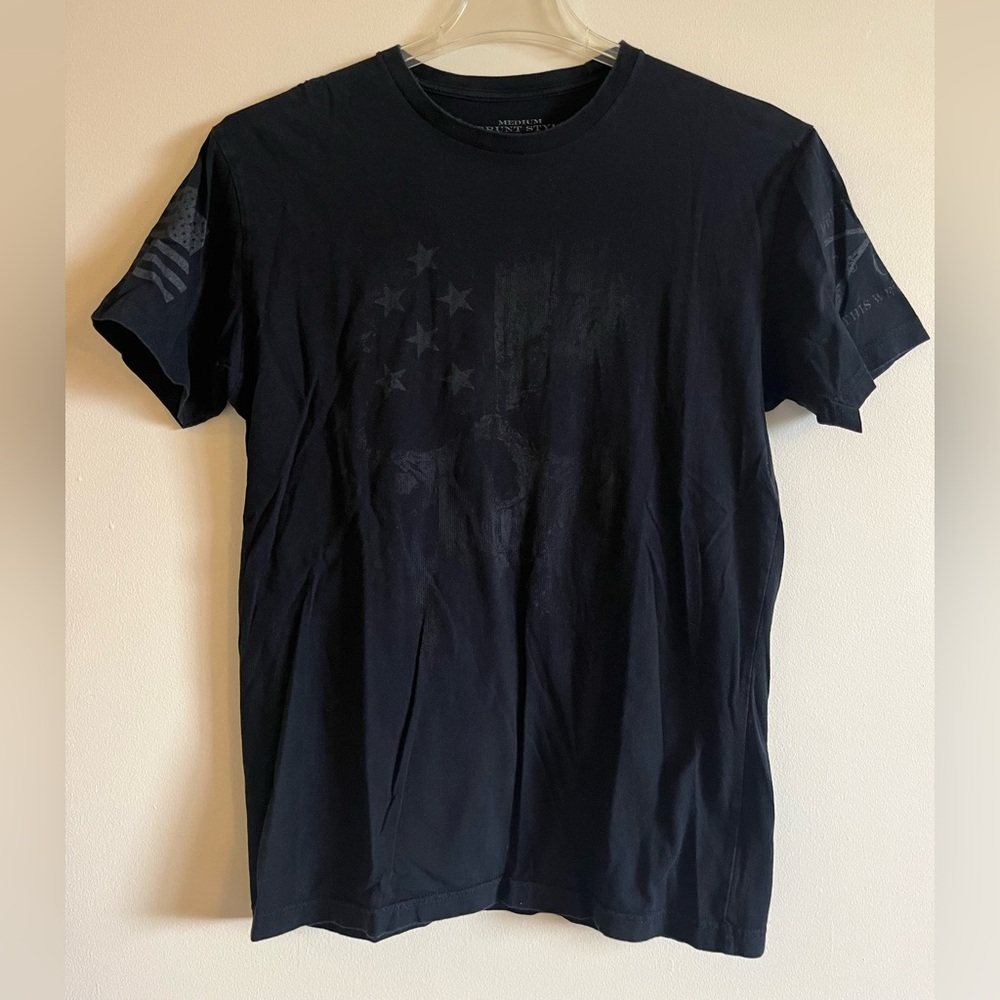 Grunt Style Black Patriotic Tee